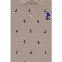 Erkek Çocuk Haki Polo Yaka Tişört