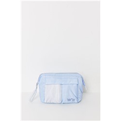 Neceser grande nylon estampado rayas