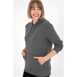 Erkek Antrasit Melanj Basic Sweatshirt