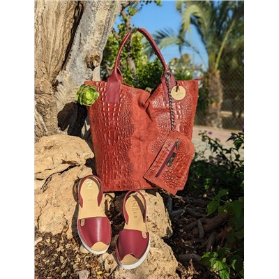 AB.Zapatos · 3202 · Granate+Pelle 1607 Coco Granate АКЦИЯ
