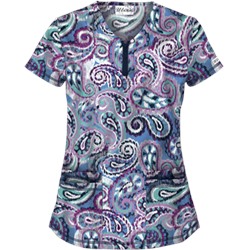 UA Boho Paisley Ceil Scrub Top