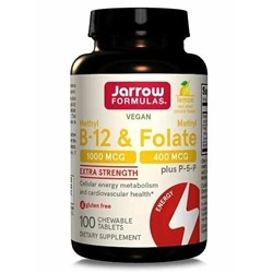 12 & Folate 100 tablets JARROW