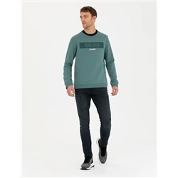 Yeşil Regular Fit Sweatshirt
