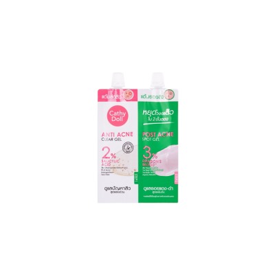 Гели от прыщей и шрамов с концентрированной формулой/Cathy Doll 2 Step Acne Care Set 6 g