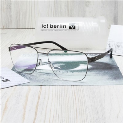 IB00018 - Оправа ic!Berlin Sandro K. gun metal + футляр