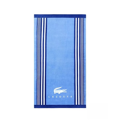 LACOSTE HOME Oki Striped Cotton Beach Towel