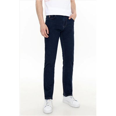 Erkek Lacivert Jean Pantolon