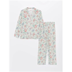 LC Waikiki Gömlek Yaka Çiçekli Uzun Kollu Kadın Pijama Takımı, LCW DREAM                                            
                                            Gömlek Yaka Çiçekli Uzun Kollu Kadın Pijama Takımı