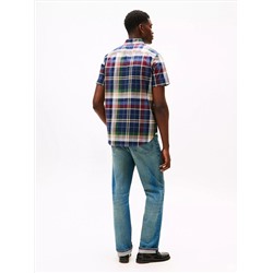 Regular Fit Plaid Print All-Day Shirt