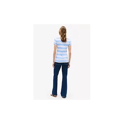Rugby Stripe Crewneck T-Shirt