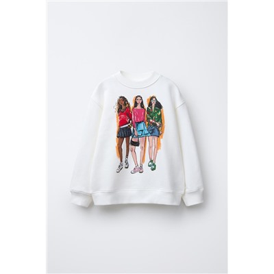 SUDADERA ESTAMPADO MUÑECAS