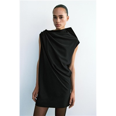DRAPED SHORT DRESS