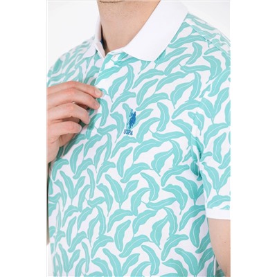 Erkek Mint Polo Yaka Tişört