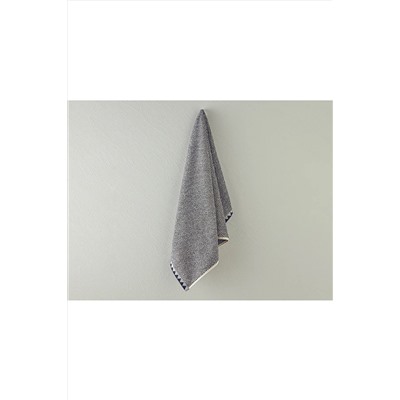 English Home Sideline Pamuklu İpliği Boyalı Yüz Havlusu 50x80 Cm Siyah-açık Bej 10040698