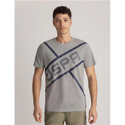 USPA LINEAR GRAPHIC JERSEY T-SHIRT