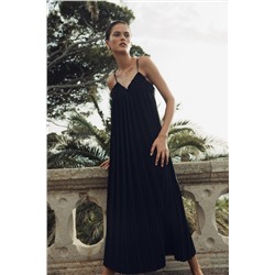 ZW COLLECTION PLEATED MIDI DRESS