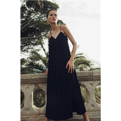 ZW COLLECTION PLEATED MIDI DRESS