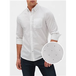 Poplin Shirt in Slim Fit