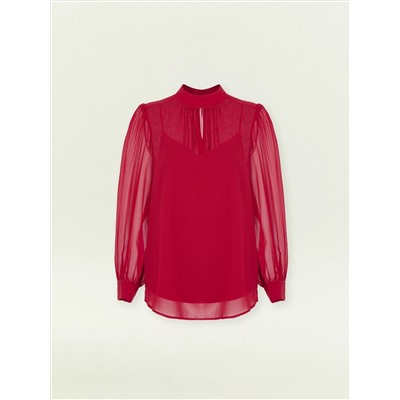 Блузка из шифона, B2646/spongia