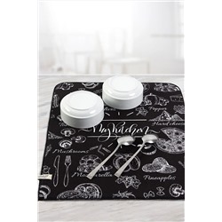 HAMUR Bulaşık Kurutma Matı 42x50 Cm Pedi Kurulama Bezi Örtüsü Mf-072 E50MF0851372