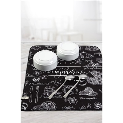 HAMUR Bulaşık Kurutma Matı 42x50 Cm Pedi Kurulama Bezi Örtüsü Mf-072 E50MF0851372