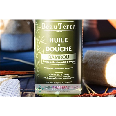 BeauTerra Huile de Douche - Bambou 750 ml
