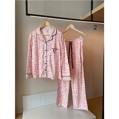 Теплая мягкая фланелевая пижама  в стиле Victoria’*s Secre*t