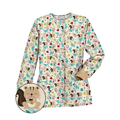 UA Fall Favorite Black Scrub Jacket