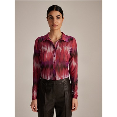 Bluse, gemustert