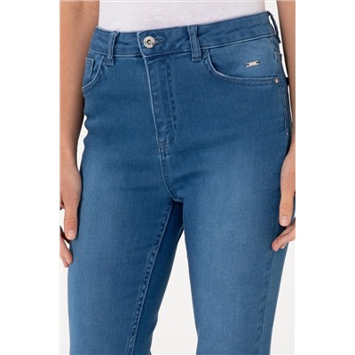 Kadın Açık Mavi Skinny High Waist Fit Jean Pantolon