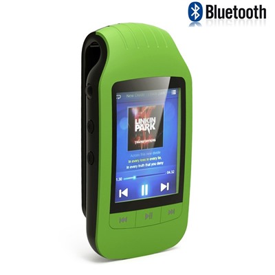 HONGYU Portable Bluetooth MP3 player 8GB Clip Sport music player with FM Radio Voice recording Pedometer Independent Volume Control and Support Micro SD Card (black)