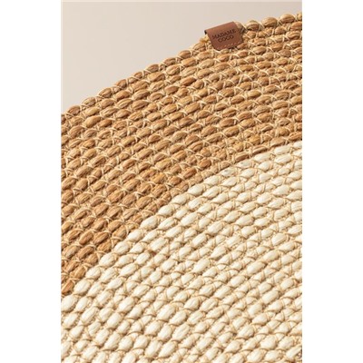 Janvry Yuvarlak Kilim - Bej/Krem - 120 cm