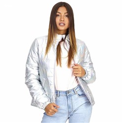 BRAVE SOUL Hologram Damen Steppjacke LJK-HOLOGRAM