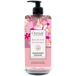 Osmaé Bois de Rose Enchanteur - Shampoing Douche 1 Litre