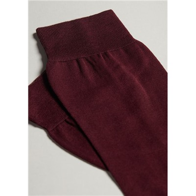 Kurze Herrensocken mit Fil d‘Ecosse