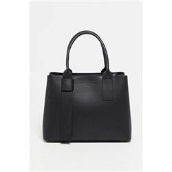 Bolso de piel Fara Negro