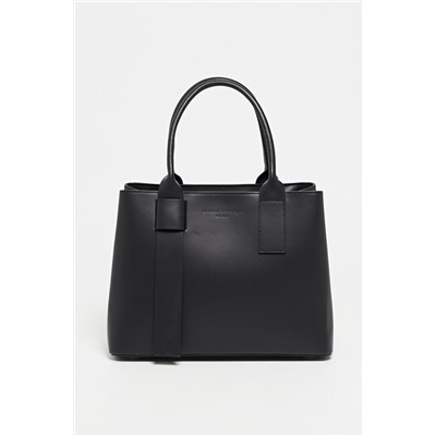 Bolso de piel Fara Negro