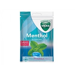 Vicks Bonbons Menthol sans Sucres 72g