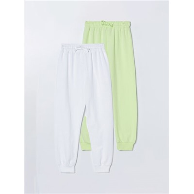 PACK OF 2 BASIC PLUSH TROUSERS