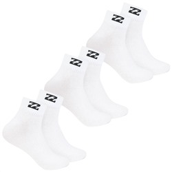 Billabong Unisex Quarter Socken 3 Paar weiß BG-19 QUARTER