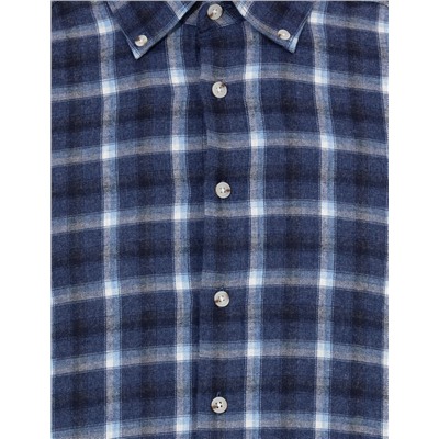 Lacivert Slim Fit Uzun Kollu Gömlek