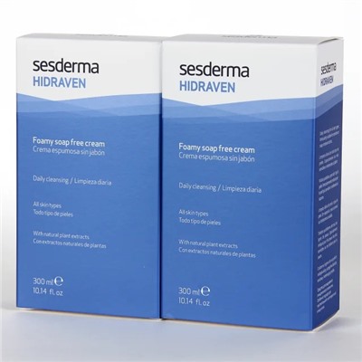 Sesderma PACK Duplo Hidraven Crema espumosa sin jabón 20% Descuento