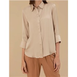Kum Comfort Fit Uzun Kollu Gömlek