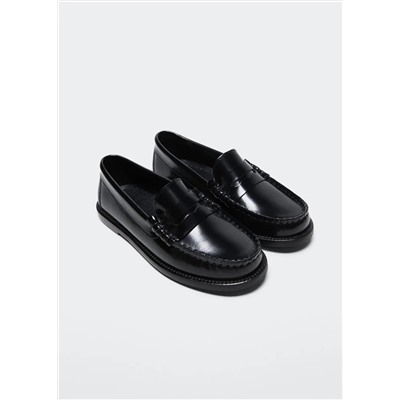 Mocasín piel -  Niño | MANGO OUTLET España