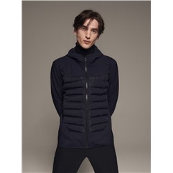 Jacke aus materialmix