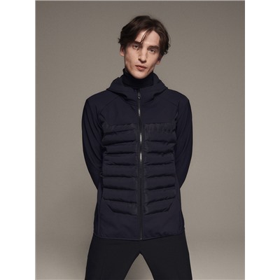 Jacke aus materialmix