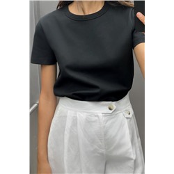 SHORT SLEEVE INTERLOCK T-SHIRT