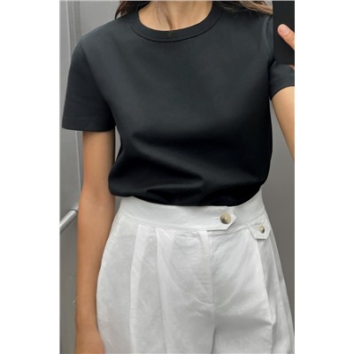 SHORT SLEEVE INTERLOCK T-SHIRT