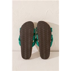 Sandalia bio tiras neopreno verde