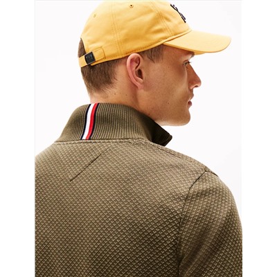Quarter-Zip Mockneck Sweater